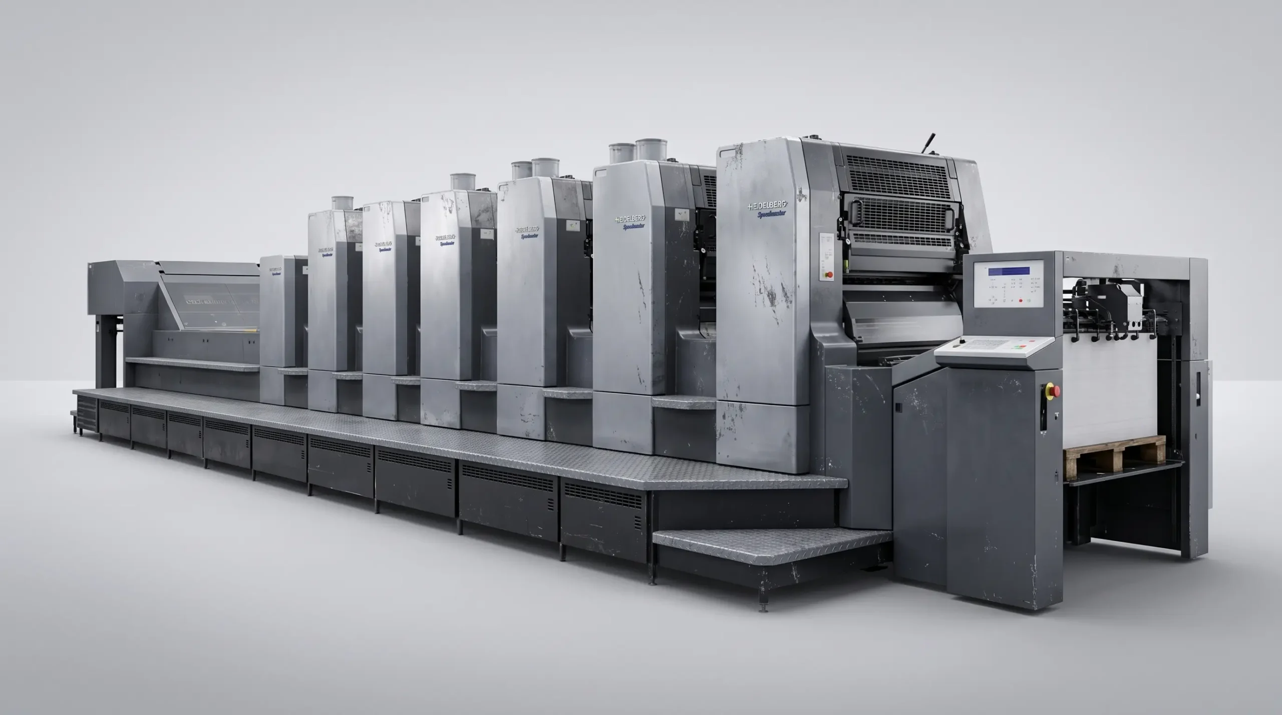 Heidelberg Offset Six Color Printing Machine